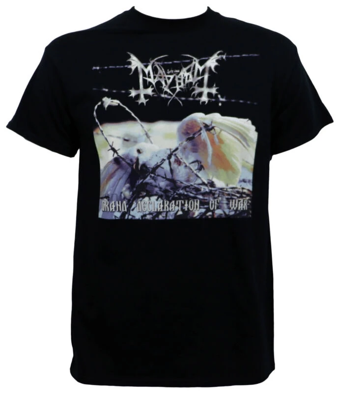 Аутентичный MAYHEM Grand delibration of War футболка с изображением обложки альбома s m l xl 2XL