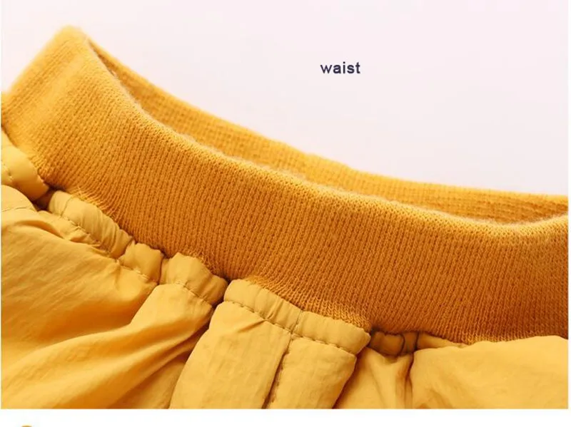 COOTELILI Girl Boy Winter Pants Cotton Padded Thick Warm Trousers Fashion Letter Ski Pants Pocket Children Pants Baby Kid Pants (6)