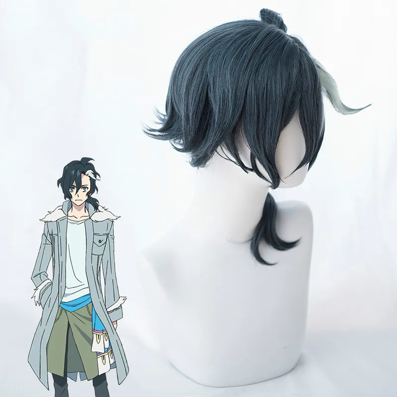 Аниме Sirius The Jaeger Yuliy смешанные цвета 40 см косичка термостойкие синтетические волосы косплей реквизит Хэллоуин вечерние+ парик