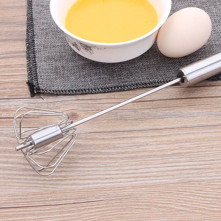 1Pcs Stainless Steel Mixer Egg Beater Hand Whisk Mixer Kitchen Tools Stiring Tool Hand Blender Food Grade Kitchen Cooking Tool