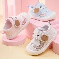 Spring and Autumn New Hot Infant Newborn Baby Girls Boys Prewalker Elephant Cartoon Single Shoes Non-slip Soft Sole Baby Shoes 2