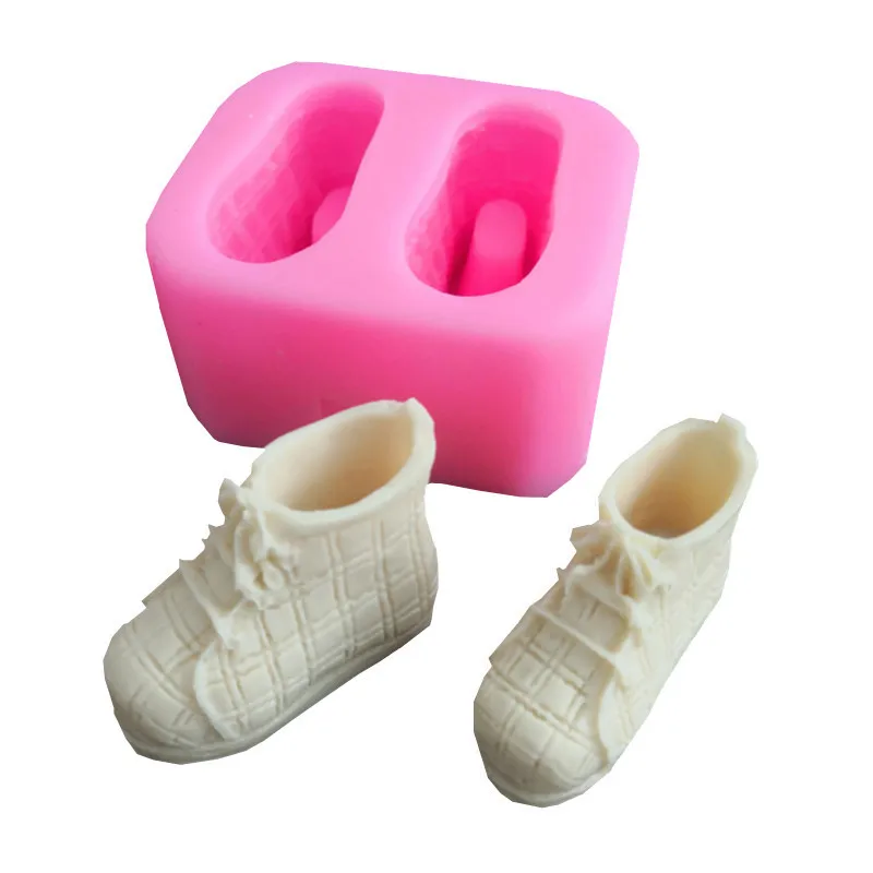 Scarpe Nuove Di Arrivo Della Torta Del Silicone Della Muffa Della Torta Del Fondente Che Decora Gli Attrezzi Di Cottura Strumenti Di Forma De Silicone