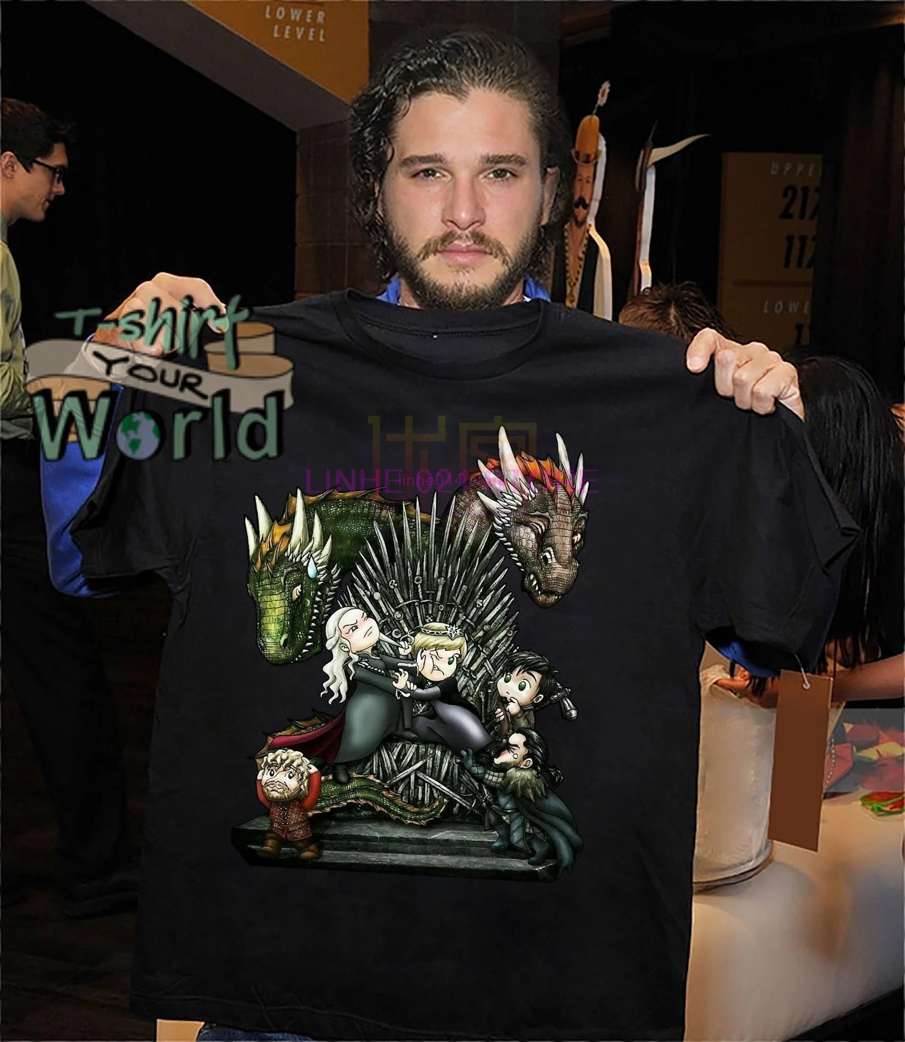 Игра престолов Джон Сноу GOT chibi рубашка | Мужская одежда
