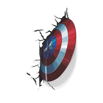 

Disney Marvel Captain America Shield Wall Stickers For Kids bedroom accessories Toilet Decal The Avengers Home Decor
