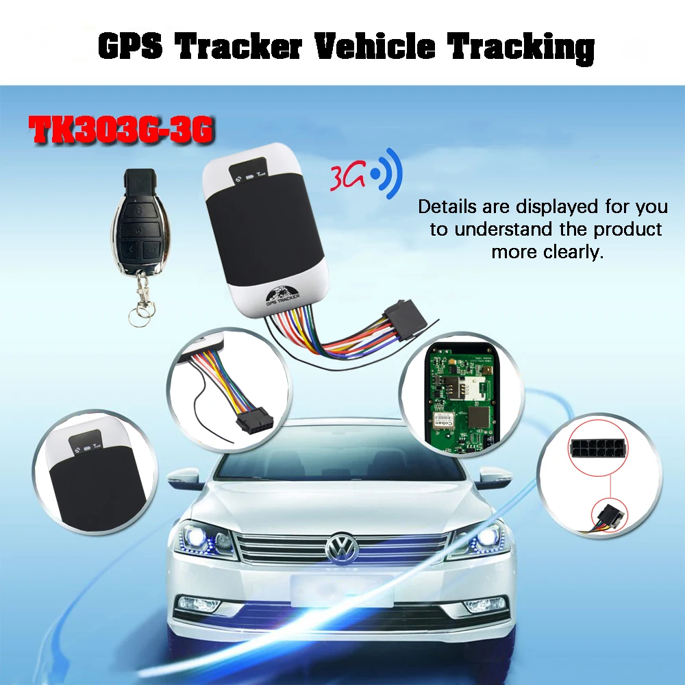 GPS трекер монитор безопасности 303G 3G отслеживание в режиме реального времени
