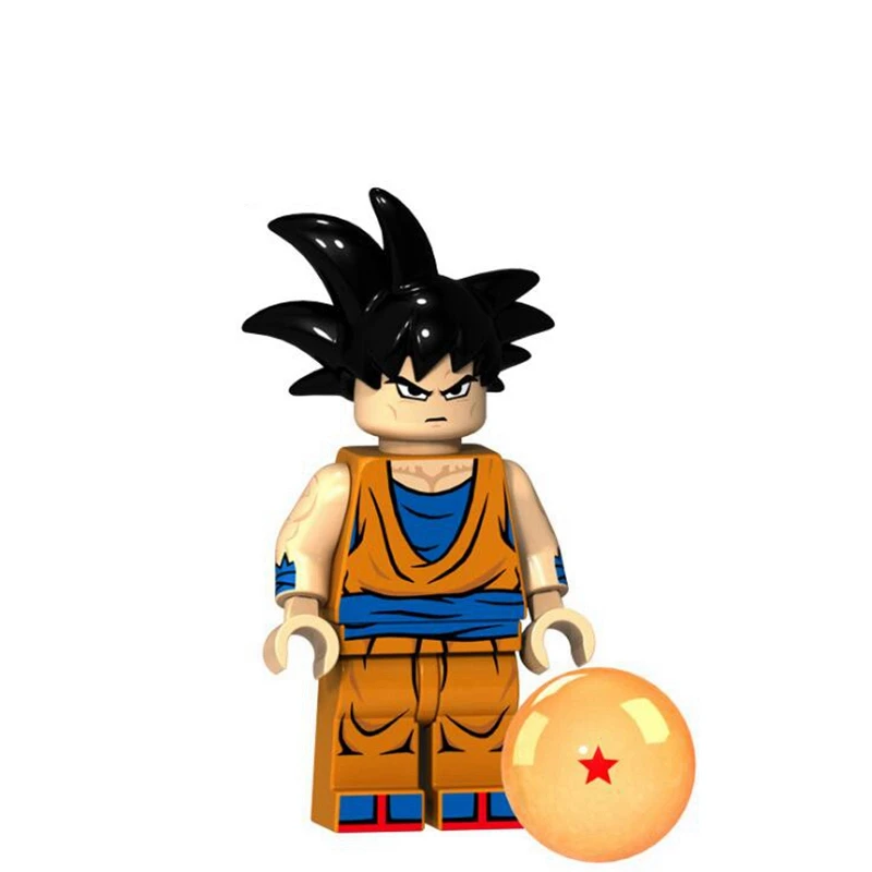 Dragon Ball Z Супер Saiyans Goku Vegeta Krillin trunks Cell Broly Аниме фигурки строительные блоки подарки для детей игрушки - Цвет: XP063