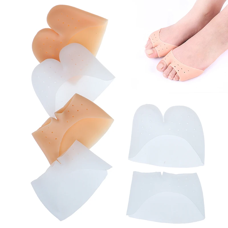 

1 Pair Silicone Toe Sleeve Foot Protection Ballet High Heels Hallux Valgus Gel Protective Protector Care Tool Massage Toe Pad
