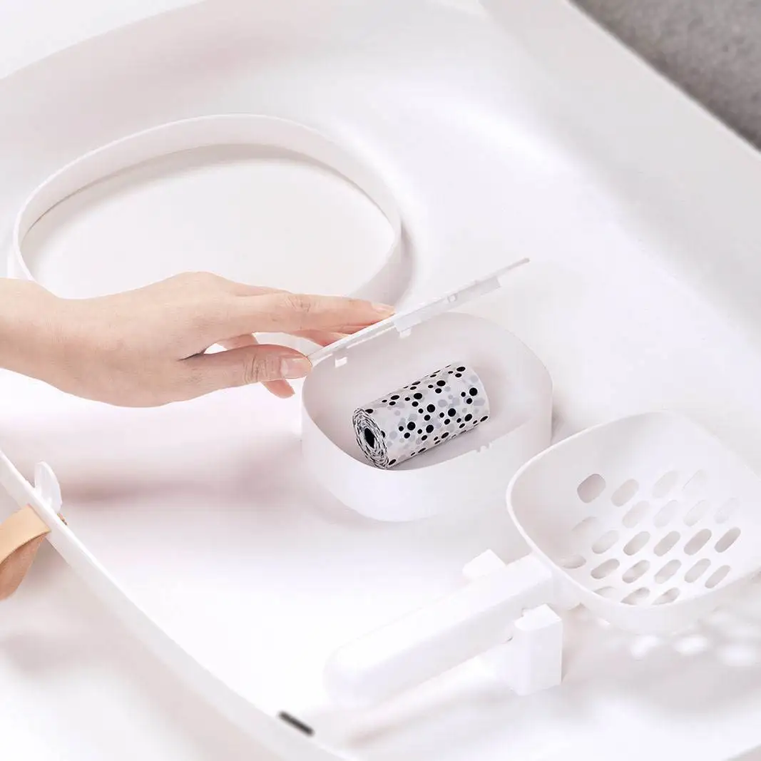 Outstanding Value Pet Cat Litter Box Fully Enclosed Bentonite Cat Excrement Toilet Toilet Deodorant Cat Toilet Litter Box