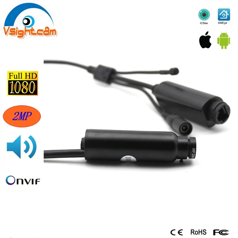 Outdoor Sony IMX307 Mini Security IP Camera Surveillance Network Audio Onvif  Industry HD CCTV PC Camera XMEye iCSee