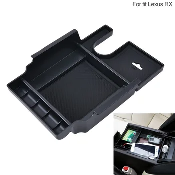 

Car Central Armrest Storage Box Auto Arm Rest Storage Holder Tray For Lexus RX200t RX350 RX400h RX450h 2016-2019 AL20 Inner Part