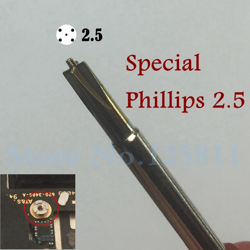 Прецизионная отвертка 5 шт./компл. коробка из полипропилена с Phillips1.5/5-ти точечные 0,8/2,5 мм с шестигранной вызова инструменты для телефонов для всех iphone Apple