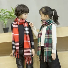 20 цветов для мальчиков и девочек с кисточками шарф шаль осень зима новые детские кашемировые пашмины шарфы и палантины мягкий и теплый шарф