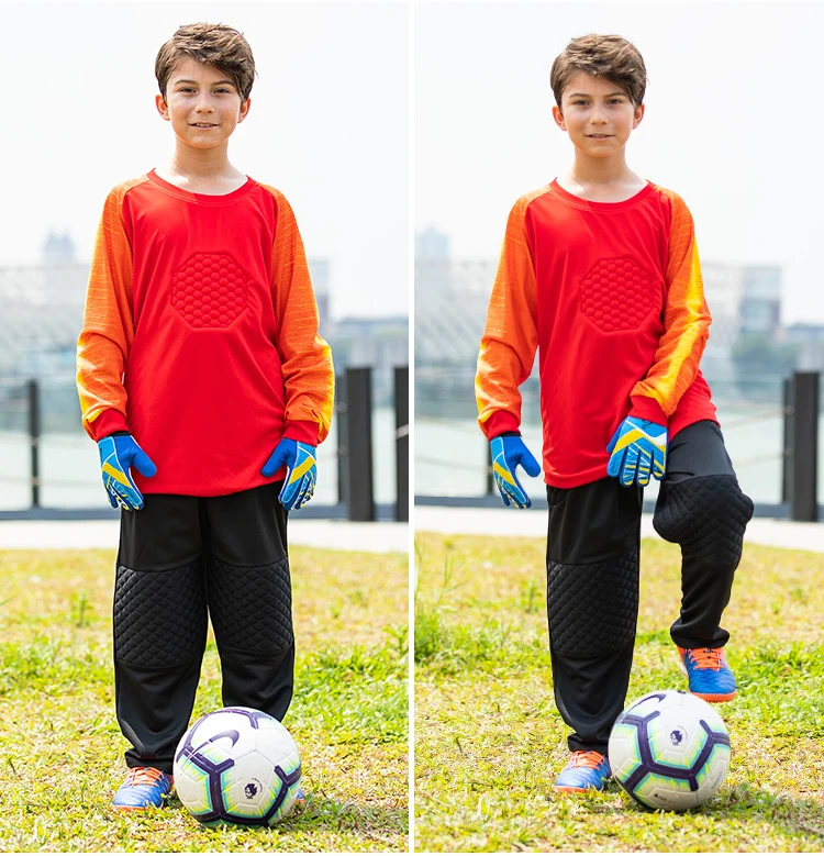 Мужская детская футболка для футбола, вратарь, Джерси, набор, goal keeper survete, Мужская футболка для футбола, тренировочные штаны, костюм, Униформа, спортивный костюм, индивидуальный принт