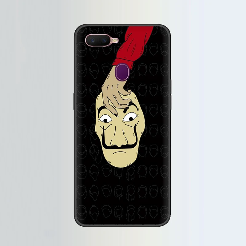 B2 La Casa de Papel силиконовый чехол для телефона для OPPO R17 R15 F11 F9 Pro R11s A77 R11 R9s F9 F7 A73 A83 A59 A39 A5 - Цвет: B2