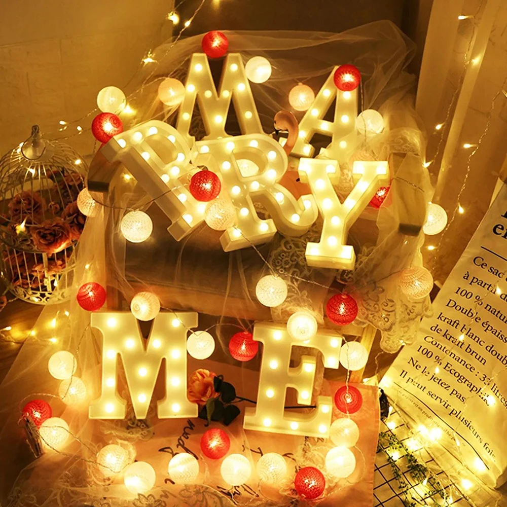 22 см светодиодный Ночной светильник с буквенным принтом Алфавит батарея домашнее украшение Стены вечерние украшения на свадьбу День рождения подарок на день Святого Валентина