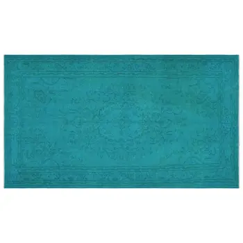 

Handmade Gray Vintage Overdyed Turkish Area Rug 163x280 Cm-5'4''X9'2''