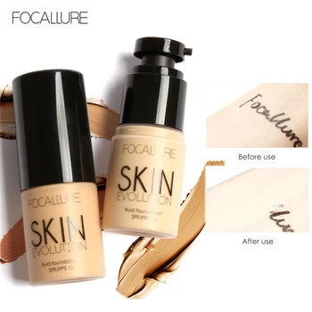 

FOCALLURE Full Coverage Concealer Easy to Wear Soft Face Oil-control Makeup FoundationBase Face Liquid Foundation Cream Beauty