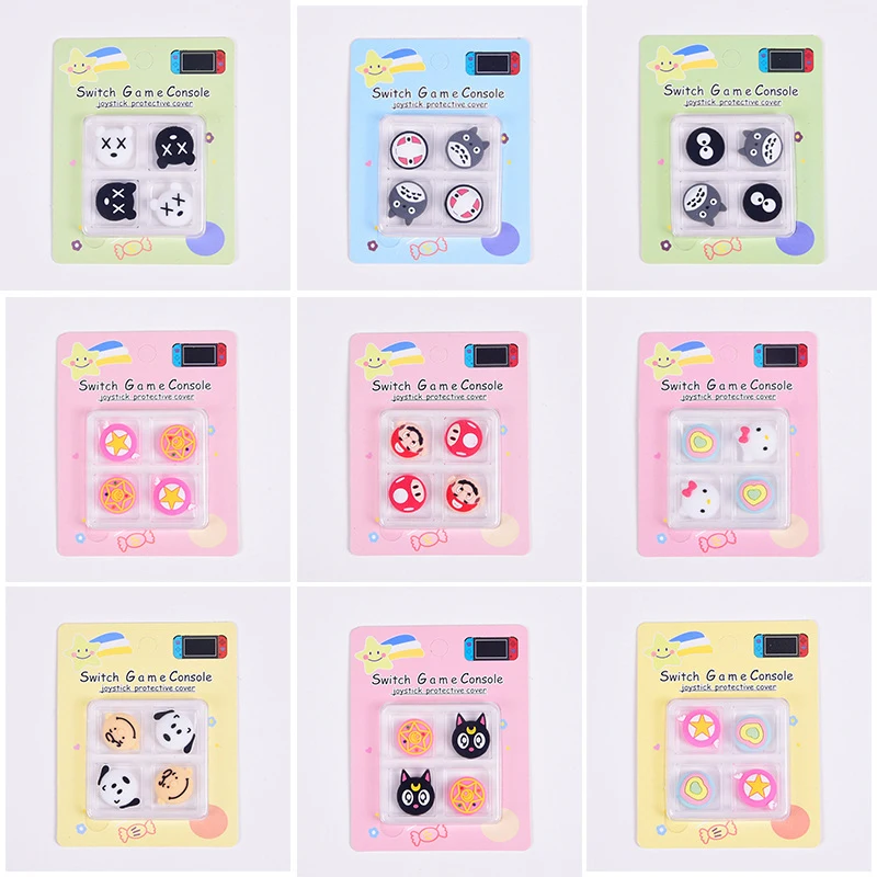 Чехол для джойстика с накладкой на большой палец контроллера Nintendo Switch OLED Joy-Con