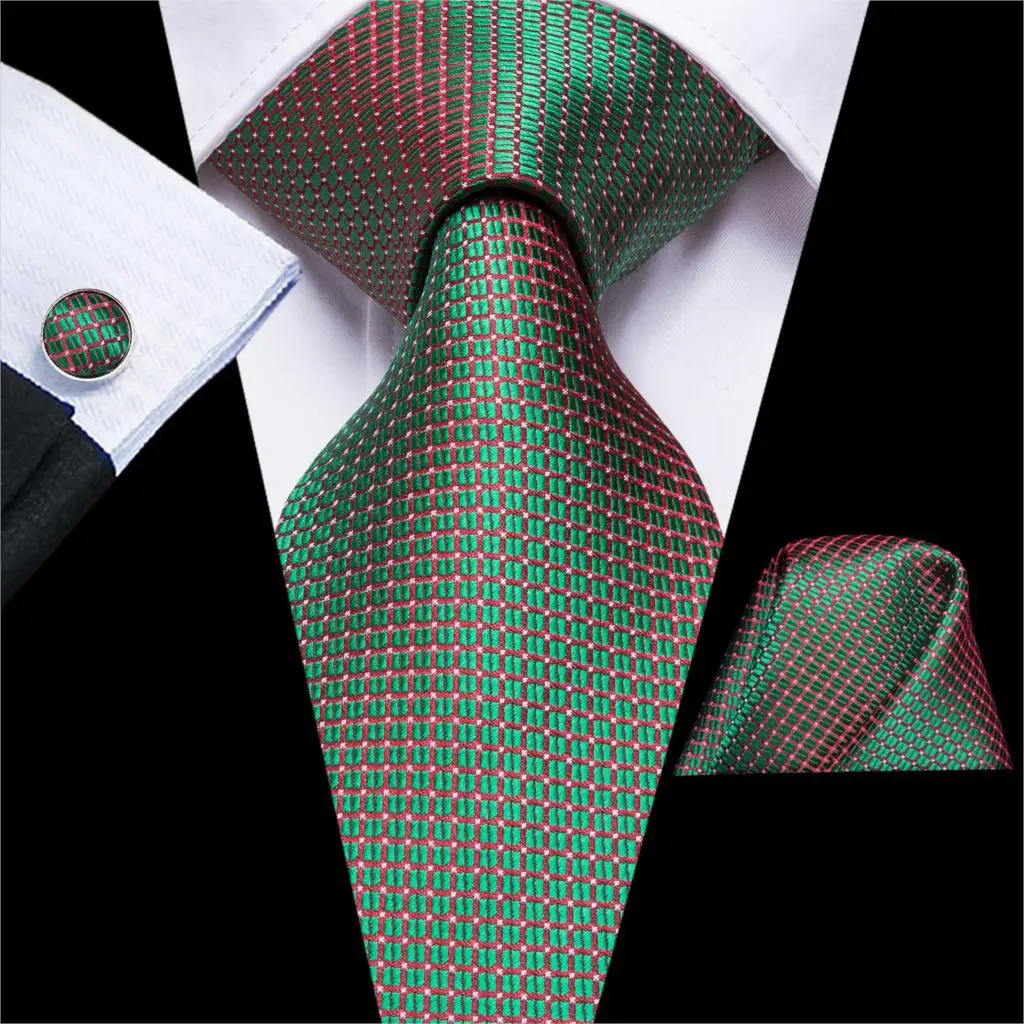 Hi-Tie подарки для мужчин рождественские галстуки для мужчин шелк Hanky запонки набор Цветочные жаккардовые Gravatas мужские галстуки вечерние большие галстуки