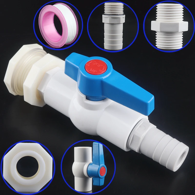 Joint Fish Tank Hose Fittings Aquarium Bulkhead Connector Aquarium