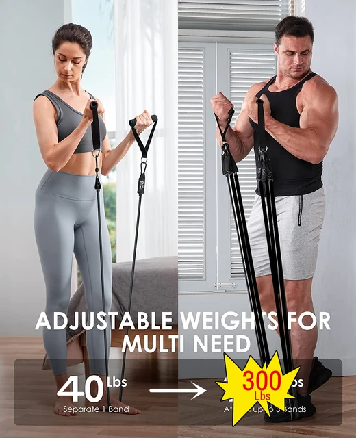 250 LBS Bandas elásticas de Ejercicio con Asas para Entrenamiento de  Resistencia Bandas Elasticas Musculacion Set Látex Gomas Yoga Pilates  Estiramientos Gimnasio en Casa Glúteos Ejercicios - AliExpress