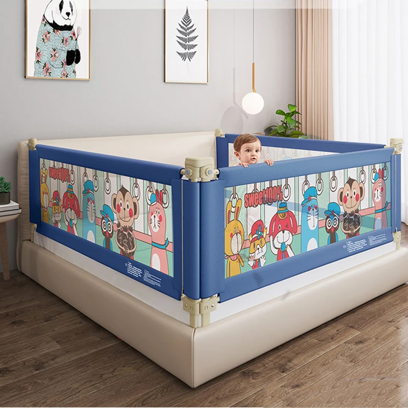 Регулируемый Детский манеж безопасная кровать забор детская вертикальная подъемная кровать рельс Младенец безопасности барьер ограждения детская кроватка ограждение