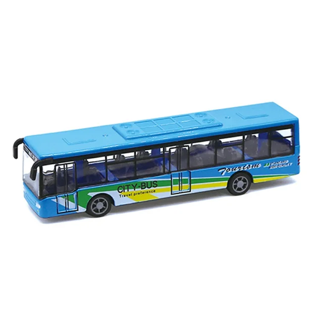2021 New High Quality Alloy Classic Bus World Minibus Toy Alloy Model Toy Bus Desktop Decor Kids Collectible Toy For Child 4