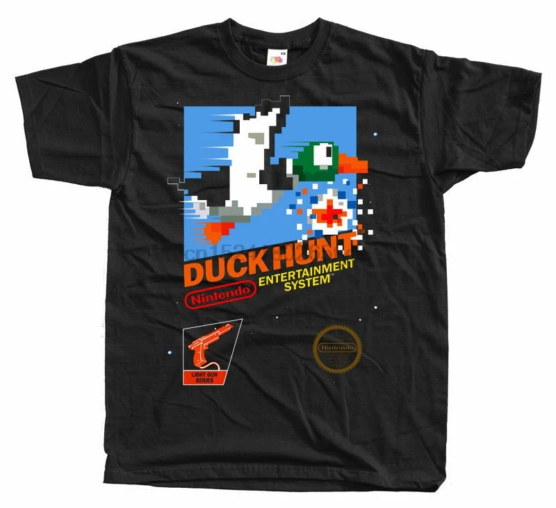 DUCK HUNT box Nes футболка Black Arcade Famicom NES v |