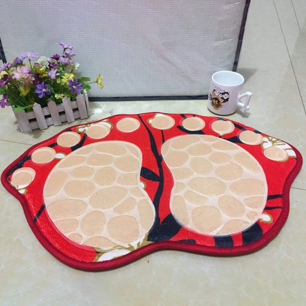 

40*60CM Big Feet Bath Toilet Mat Bathroom RugsArea Rugs Carpet Doormat Floor Mat Absorbent Mats Foot Pad Rug