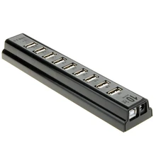 Asunflower usb-хаб 10 портов USB 2,0 для MacBook хаб разделители USB для huawei P20 Pro USB Настольная ступица несколько аксессуаров ПК адаптер