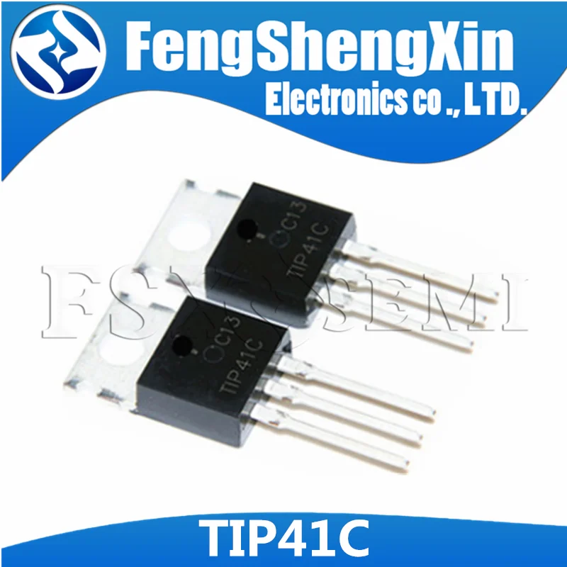 10 pz/lotto TIP41C TIP41 transistor di potenza TO 220|transistor tip41c ...