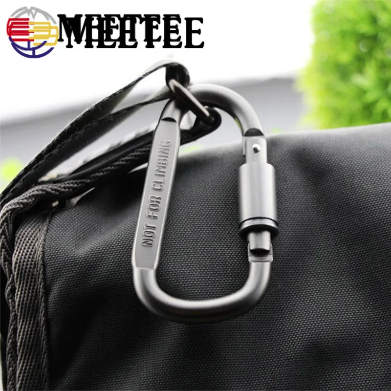 Meetee 4/10 шт. 8 # D образная Пряжка для альпинизма застежка с карабином из сплава