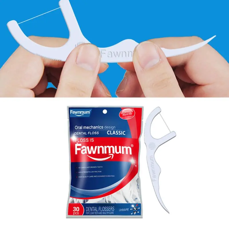 30 шт. зубная нить щетка зубочистки уход за полостью рта Teethpick R3MF