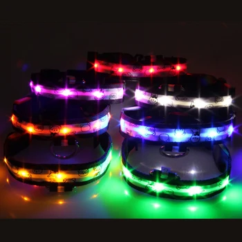 

Glowing Led Dog Collar Anti-Lost Nylon Cartoon Shiny Lights Flash Pet Collar for Dogs Cat at Night Cool Pet Supplies Products