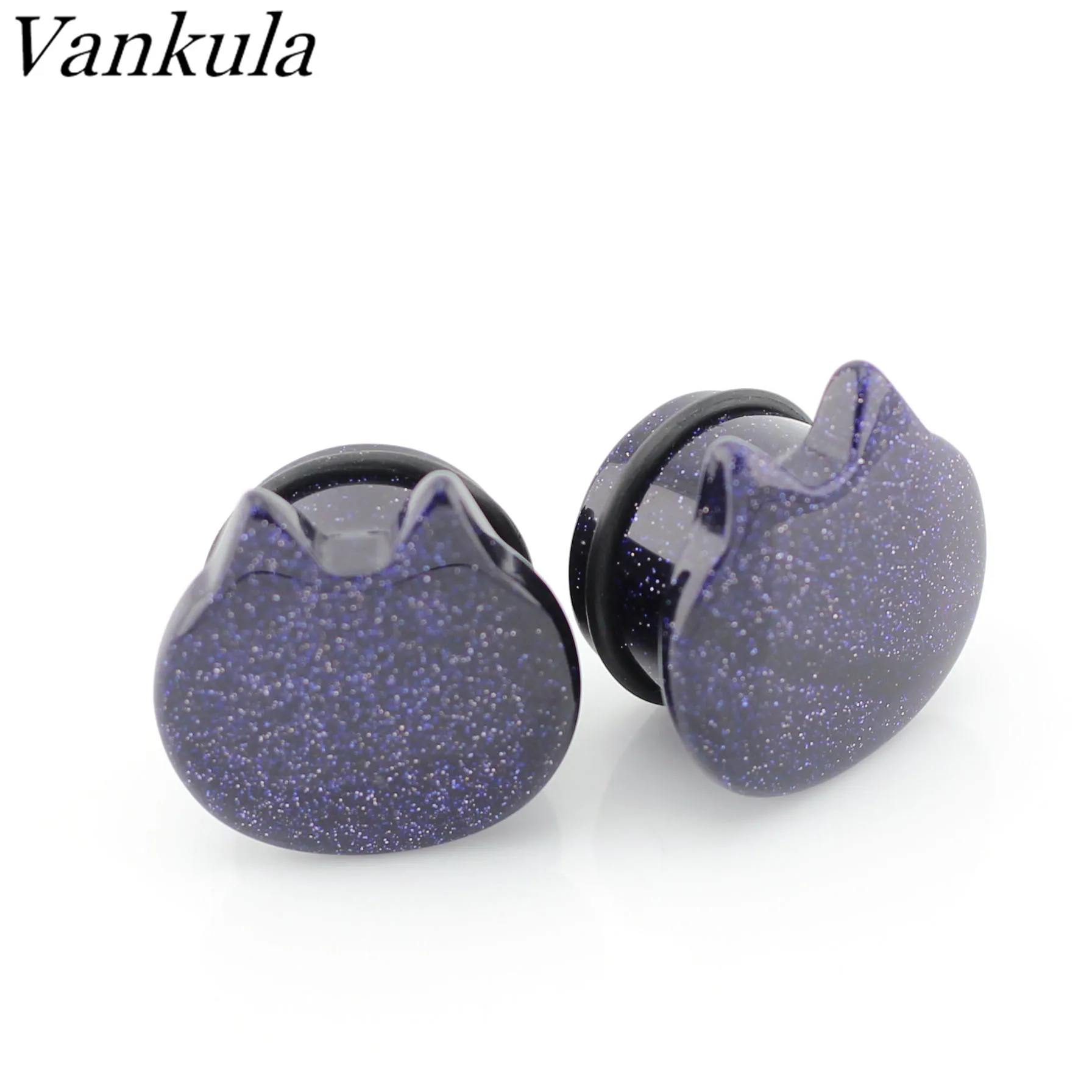 Vankula Новое поступление туннели для ушей кошачья голова Ушная шина для тела ювелирные изделия растяжения пара