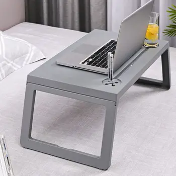 

Foldable Notebook Laptop Table Heavy Load Computer Desk Stand Breakfast Serving Bed Tray for Bedroom Study Room