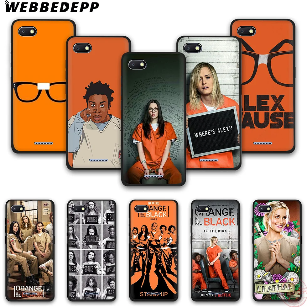 WEBBEDEPP Orange Is New Black Fashion Soft Silicone Phone Case for Redmi Note 6Pro 7Pro 4A 4X 5 5A 6A 8A 7 S2 note 8 |