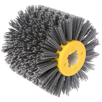 

GTBL Deburring Abrasive Wire Drawing Round Brush Head Polishing Grinding Tool Buffer Wheel For Furniture Wood Sculpture Rotary D