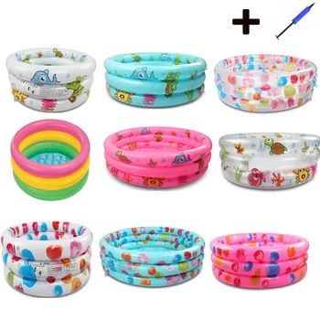 

Portable Indoor Outdoor Baby Swimming Pool Inflatable Children Basin Bathtub kids pool baby Ocean ball pool Toys for Children