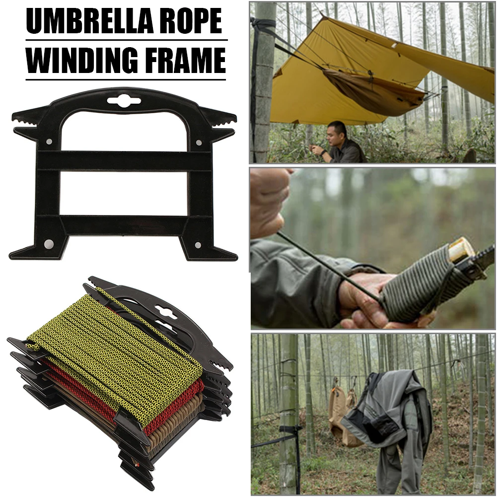 Outdoor Paracord Winder Fishing Line Cable Parachute Lanyard Ladder