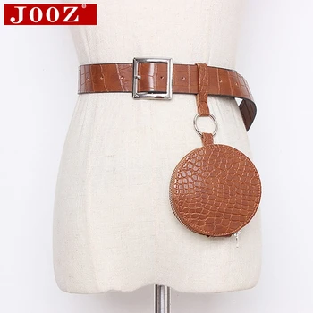 

NEW round Crocodile Woman's Waist Bag Mini Waist Pack with Belt Girdle Dual Purpose Detachable Purse Daily Use bag for Girl