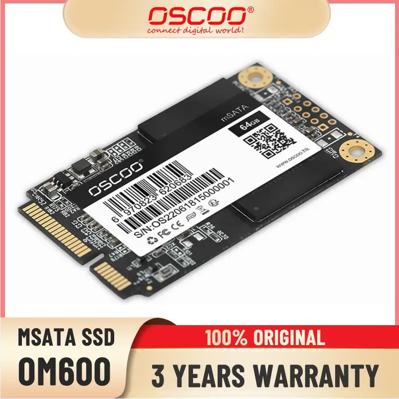 Жесткий диск OSCOO mSATA SSD MLC NAND Flash 128 ГБ 256 512 Гб жесткий TLC 3 года гарантии | Компьютеры и