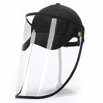 

Anti-fog Baseball Cap Hat Protective Cap Face Mask Anti-fog Cap Anti-virus Fisherman Cap Saliva Isolation Cap