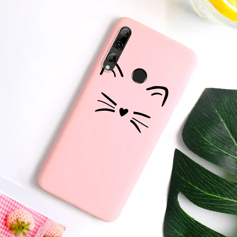 009I043 Яркий чехол для huawei P Smart чехол Z Plus для huawei Y9 Y7 Pro Y6 Y5 Lite Y6 Prime Y5 Y3 милый чехол с котом - Цвет: 009I043