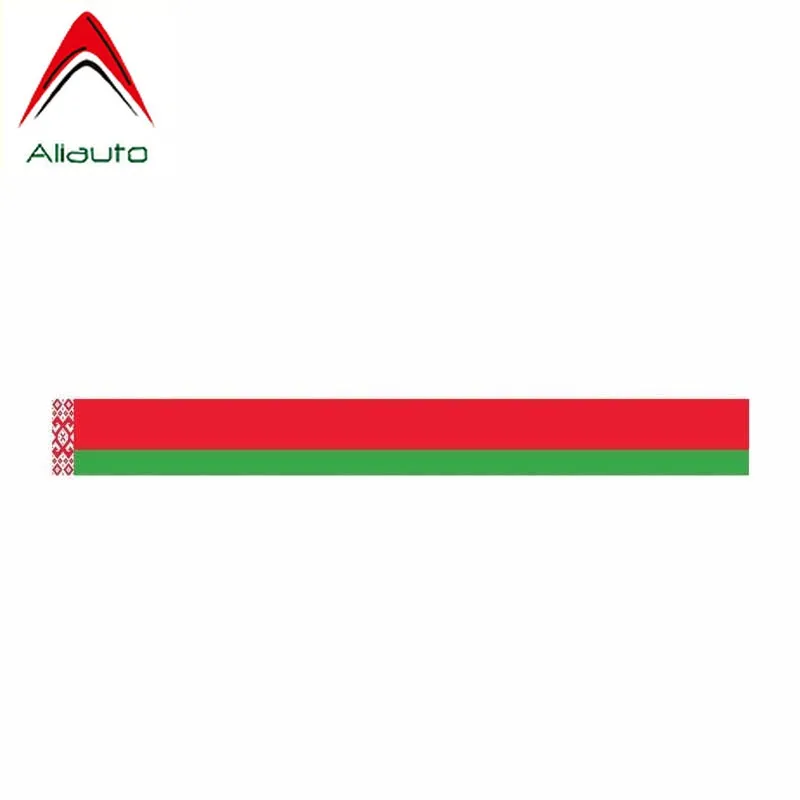 

Aliauto Personality Car Sticker Belarus Flag Waterproof Sunscreen Anti-UV Reflective Decal Helmet Accessories,15cm*1cm