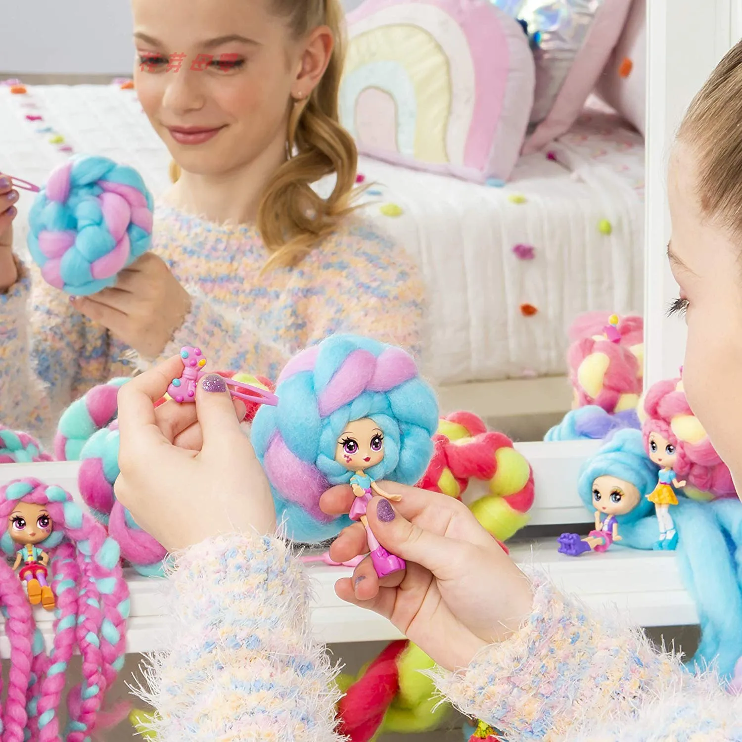 Переиздание Candylockse сладкое удовольствие игрушки куклы для хобби аксессуары Зефир волосы 30 см сюрприз прическа с ароматизированной куклой