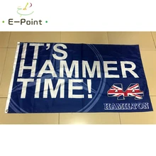 Lewis Hamilton It's Hammer Time Flag 2 фута* 3 фута(60*90 см) 3 фута* 5 футов(90*150 см) размер рождественские украшения для домашнего флага баннер подарки