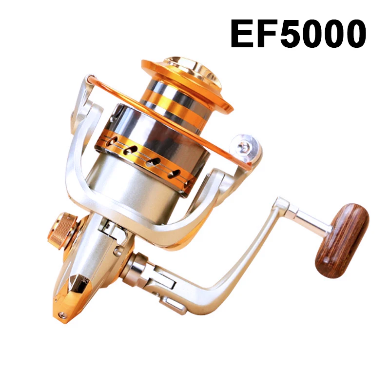 

Spinning Fishing Reel EF500-EF7000 12 Ball Bearing Spool Folding Arm Left/Right
