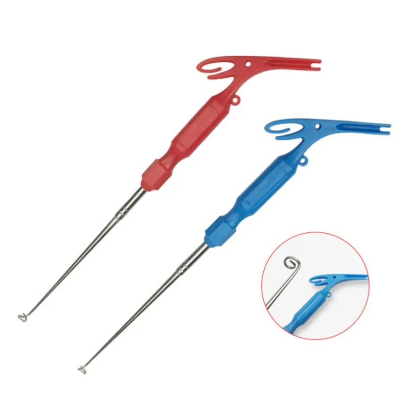 

Fishing Universal Fly Nail Knot Tying Tools Quick Knotter Tool Loop Pen Shape Hook Remover Detacher Multi Fishing Tackle Tools
