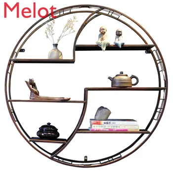 

Chinese Style Wall Hanging Wall Decorations A Living Room Vestibule Iron Metope Ornament Restaurant Three-dimensional Modern